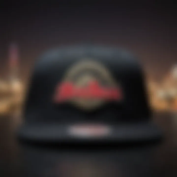 Mitchell and Ness logo prominently featured on the black snapback