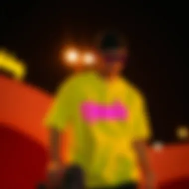 Stylish ways to pair neon shirts with skate gear