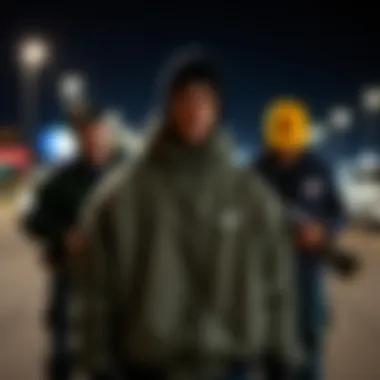 Different styling options with the Nike gray jacket