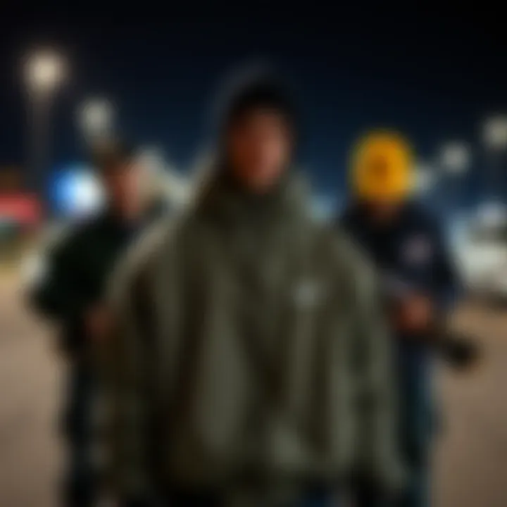 Different styling options with the Nike gray jacket