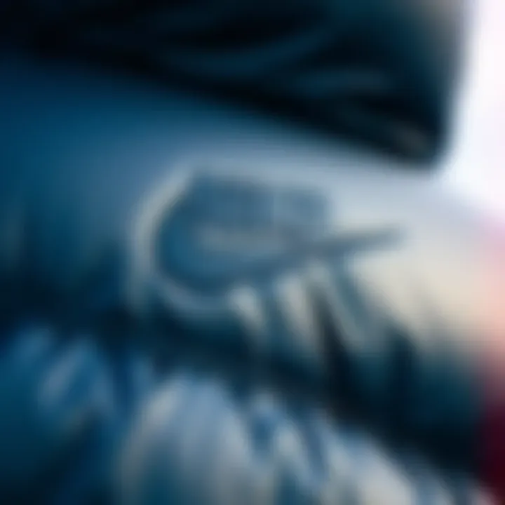 Close-up of the high-quality materials used in the jacket