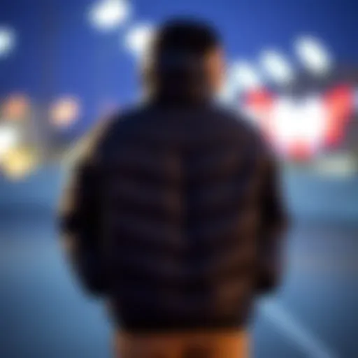 Sleek Design of Nike Lightweight Puffer Jacket Nike lightweight puffer jacket showcasing its sleek design