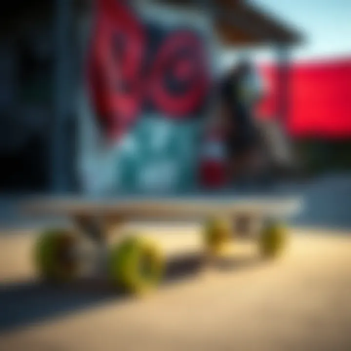 A Powell Peralta board set up with high-quality trucks and wheels