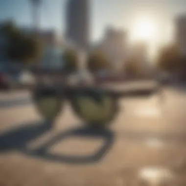 Ray-Ban New Wayfarer Black on a skateboarder during a trick