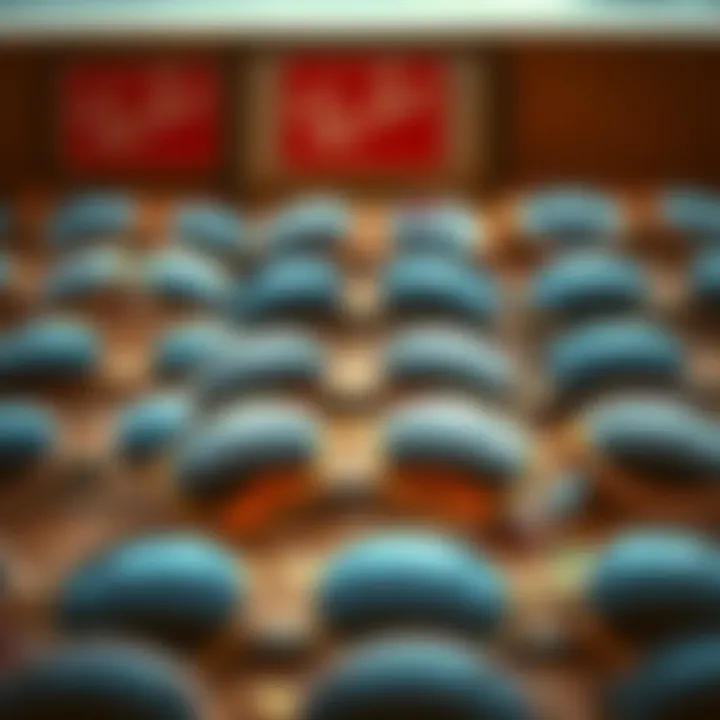 An array of different models of round Ray-Ban sunglasses displayed artistically.