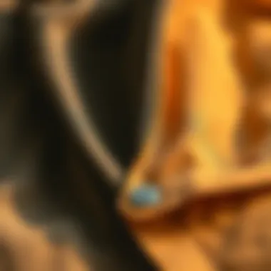 Craftsmanship in Design Close-up of Salty Brand Clothing's unique fabric and stitching