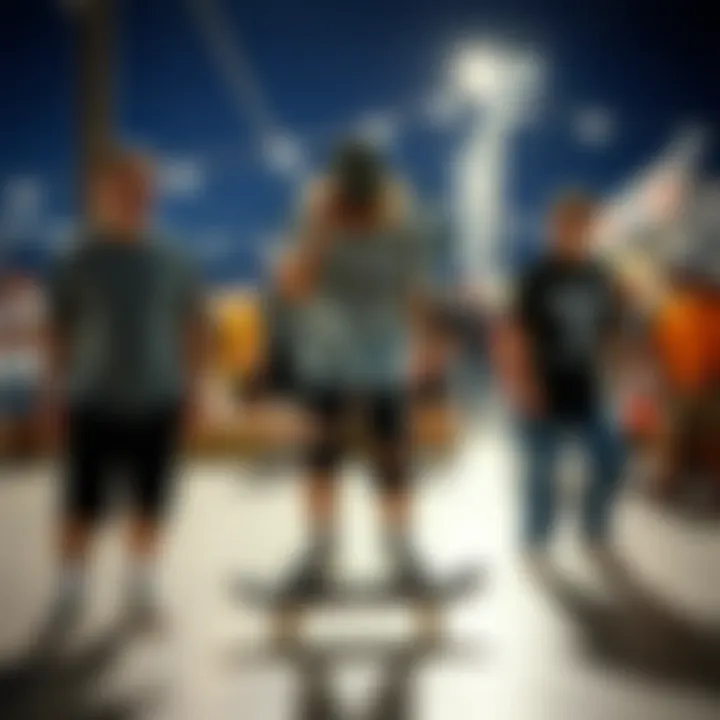 Salty Crew's Community Involvement A local skateboarding event sponsored by Salty Crew.