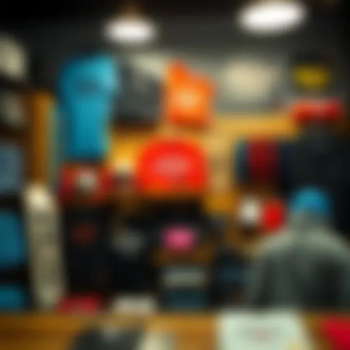 Diverse Product Offerings at Salty Crew An assortment of Salty Crew merchandise displayed attractively.