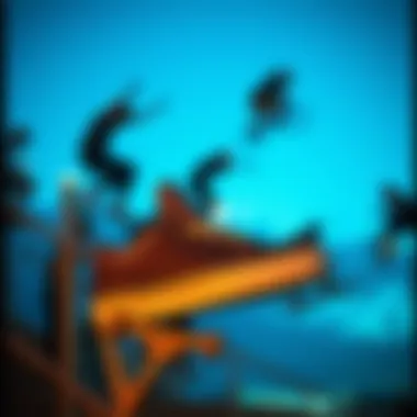 Cultural Impact of Sheckler Shoes Sheckler shoes displayed against a backdrop of skateboarding culture