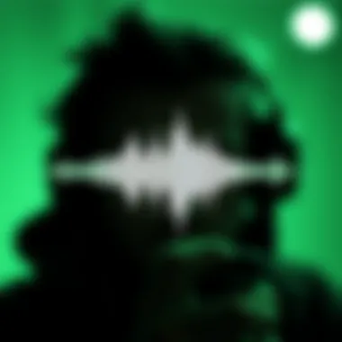 Immersive Sound Experience with Skull Candy Buds Sound wave illustration representing audio quality of Skull Candy Buds