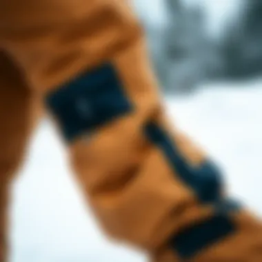 Snow pants showcasing their waterproof features and insulation.