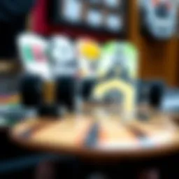 A collection of diverse Tech Decks showcasing their unique designs and colors