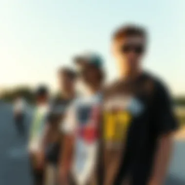 Timeline of Graphic Tees in Fashion Historical timeline featuring the progression of graphic tees within streetwear culture