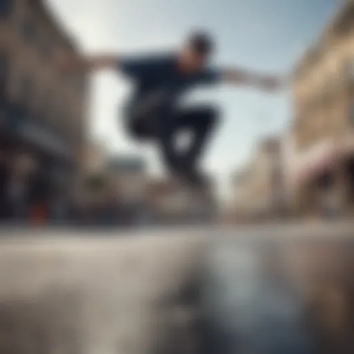 A skater executing a half cab on a smooth surface