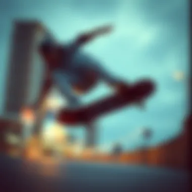 Illustration showcasing the fusion of skate culture and anime aesthetics