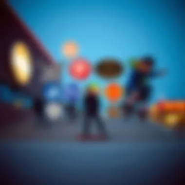 Influence of Brand Identity in Skate Culture An artistic representation of brand logos influencing skate culture