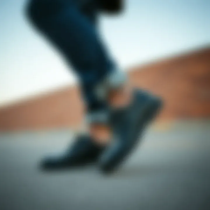 Casual Look with Black Blazer Shoes Casual outfit paired with black blazer shoes