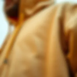 A close-up of a plain hoodie showcasing its fabric texture and stitching details