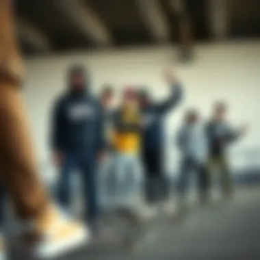 Cultural Impact of Old Skool Vans in Skateboarding Diverse group of skateboarders wearing Old Skool Vans