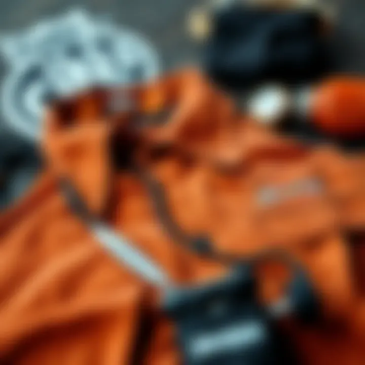 Stylish Pairings with Dickies Corduroy Flat lay of Dickies corduroy with complementary skate accessories