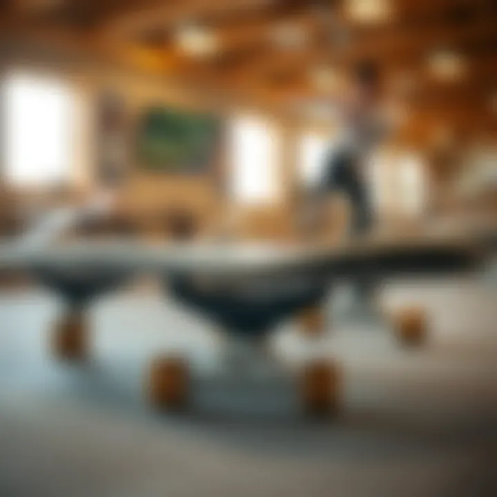 Diverse Materials in Skateboard Table Legs Skateboard table legs made from various materials highlighting versatility