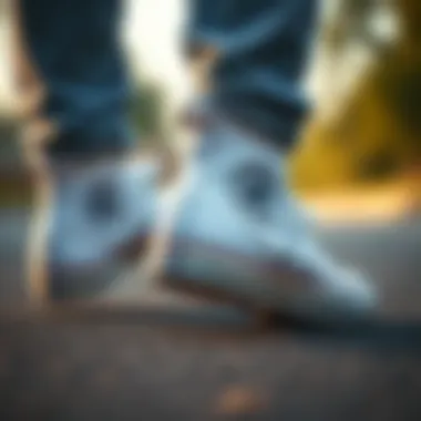 Care Tips for White Converse An informative graphic showing care tips for maintaining White Converse