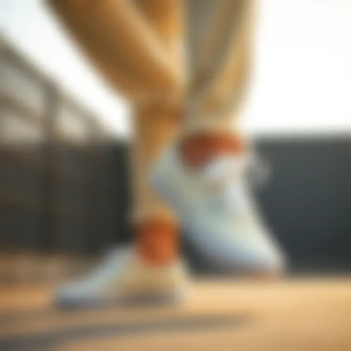 Styling Tips with Vans Authentic Natural White Sneaker Stylish outfit pairing with Vans Authentic Natural White sneaker