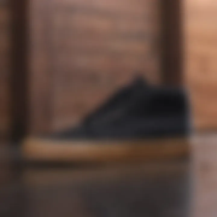 Side view of Vans Chukka Low Black Gum highlighting design