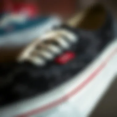 Quality Materials in Vans Deck Shoes Close-up of the materials used in Vans deck shoes, highlighting durability and comfort.