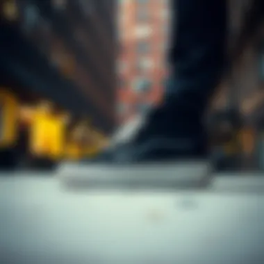 Vans Old Skool Platform High Top in an Urban Environment Vans Old Skool Platform High Top in an urban setting