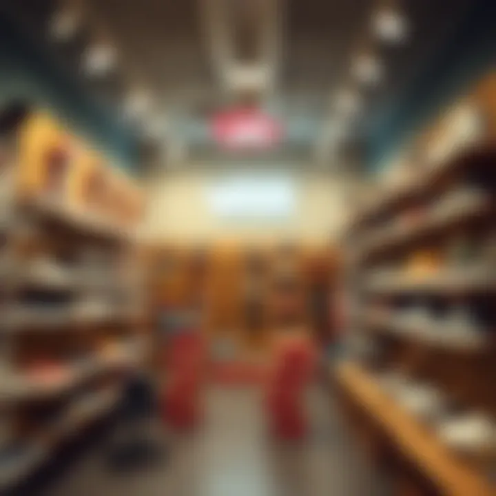 Interior of Vans Outlet: A Footwear Wonderland Vans shop interior showcasing diverse footwear collections