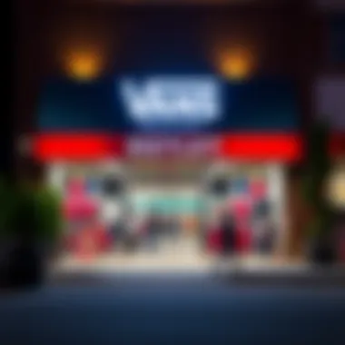 Vans Outlet Storefront: Your Gateway to Style Vans Outlet storefront with vibrant signage