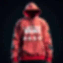 Vans hoodie showcasing unique design elements