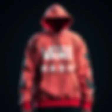 Vans hoodie showcasing unique design elements