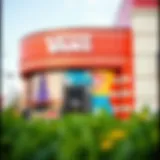 Exterior view of Vans store at Independence Mall showcasing its vibrant design.