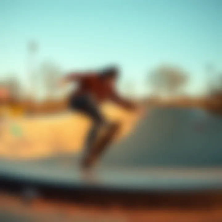 A skater performing tricks wearing the Vans Triple Black Platform on a skate park ramp