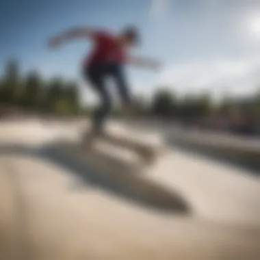 Skaters using Vans Varix in an urban skate park environment