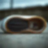 Innovative Design of Vans Velcro Gum Sole Close-up of Vans Velcro gum sole showcasing innovative design elements