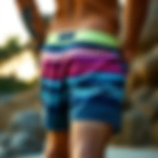 Flexibility in Action: Volcom Boardshorts Overview of Volcom 4 Way Stretch Boardshorts showcasing flexibility