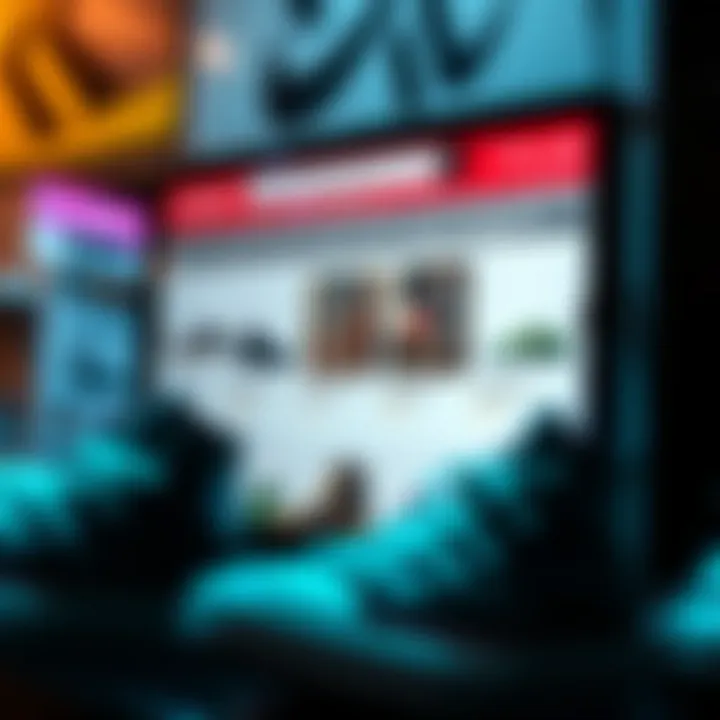 An online shopping interface showcasing Converse sneakers