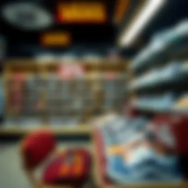 Physical Store Display of Discounted Vans Physical store showcasing discounted Vans