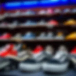 Trendy Vans shoes displayed elegantly