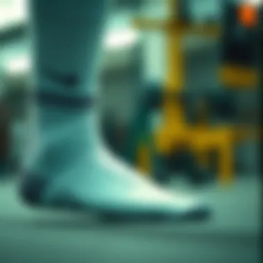 Sustainability Impacts in Nike Sock Manufacturing Infographic on sustainability practices in Nike sock manufacturing