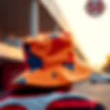 Vibrant XXL Bucket Hat A stylish XXL bucket hat in vibrant colors