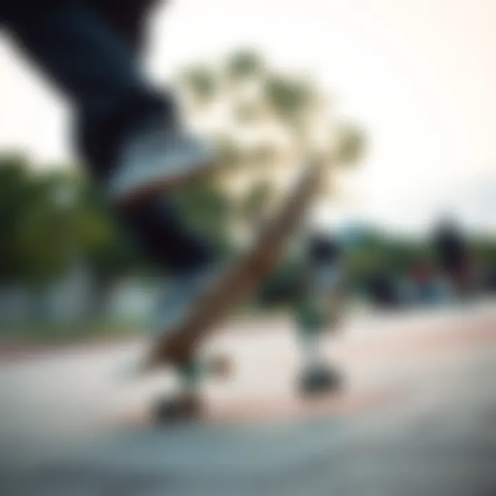 Youth Embracing Skate Culture in Vans Footwear Youth skateboarding wearing Vans shoes